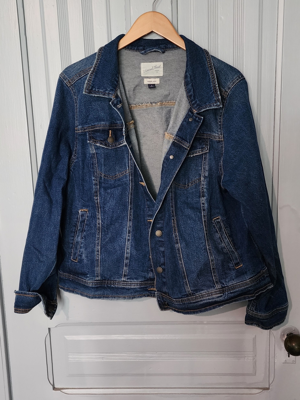 Universal Thread Freeborn Denim Trucker Jacket 1X